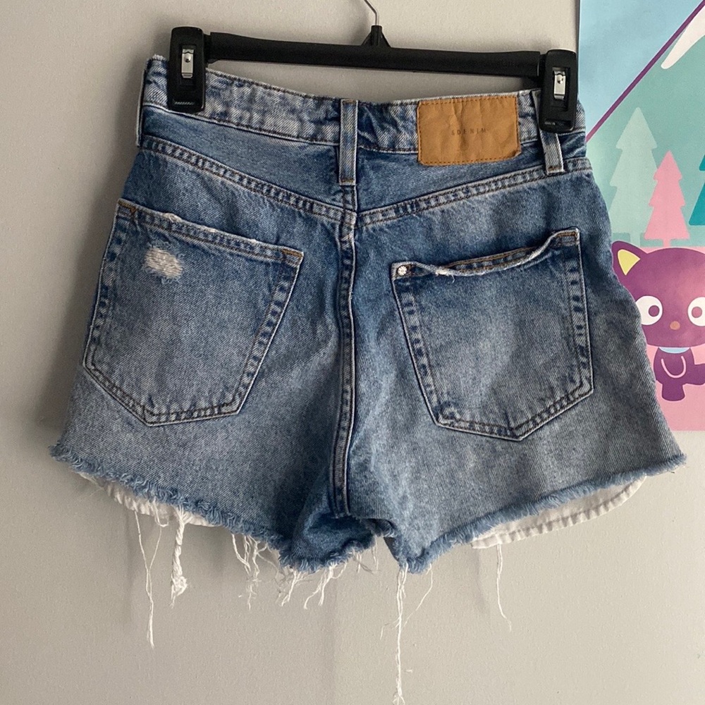 H&M Vintage High Waisted Denim Shorts